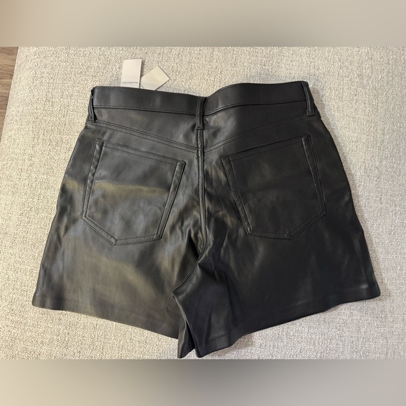 Abercrombie & Fitch Vegan Leather Shorts – Size 12 – NEW With Tags - Picture 5 of 7